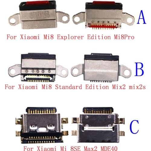 1Pcs Micro Usb Charger Charging Port Plug Dock Connector For Xiaomi MI8 MI 8 SE M8 Pro Max Mix 2 2S Mix2 Mix2s 8SE Mi8SE Max2