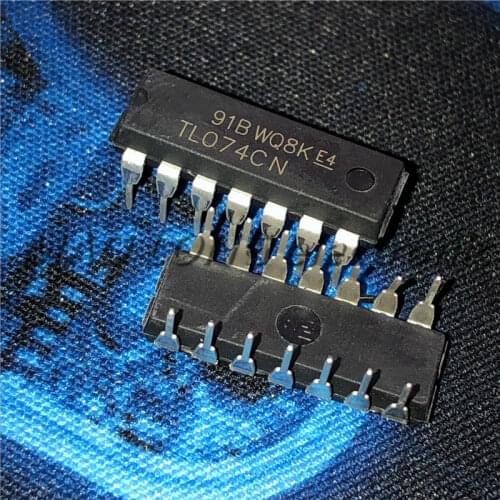 10PCS/LOT TL074CN DIP14 TL074 DIP 074CN DIP new and original IC In Stock