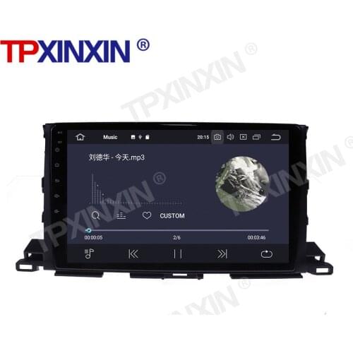 128GB Android 10 PX6 is Suitable for Toyota Highlander 2013 GPS Navigation Car Radio Video Stereo Multi-function CarPlay Host