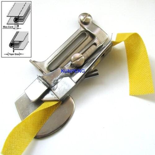 #A46A 1PCS CORD EDGE PIPING Folder Binder fit for Singer Brother Bernina Viking