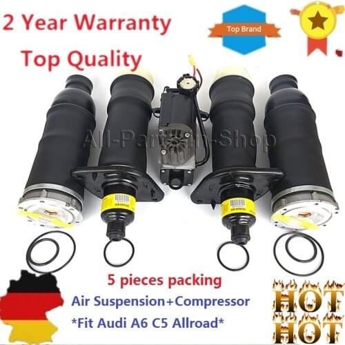 AP01 5 PCS For Audi Allroad Quattro for Audi A6 C5 Air Spring 4Z7616051B 4Z7616052A 4Z7616051A 4Z7616007A 4Z7616051B 4Z7616051D