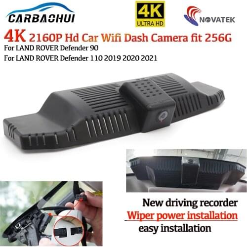 4K 2160P Plug and play Car Video Recorder Dash Cam Camera For LAND ROVER Defender 90 for LAND ROVER Defender 110 2019 2020 2021