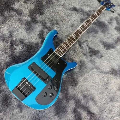 2019 New + Factory + Wood color Rickenback 4003 fireglo 4 strings fretless bass guitar Ricken fretless 4003 bass free shipping