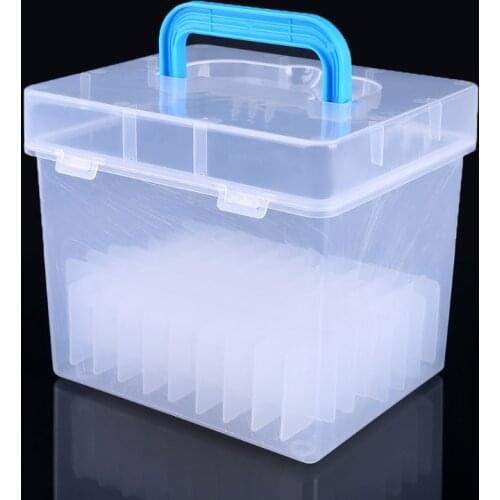 New 80 Slot Plastic Carrying Marker Case Holder Storage Organizer Box for Paint Sketch Markers-Fits for Markers Pen from 15mm to