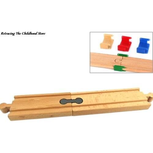 5/10/4Pcs TTC18 Holder Fit for wooden track Car Brio Toys for Boys Engine Models Building Toy Railway Track Train Toys