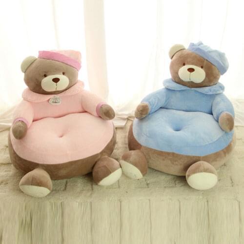 Hot Sale Foldable Children Baby Sofa Portable Baby Dinner Sofa Cute Cartoon Removable Baby Sofa Comfortable Plush Toys