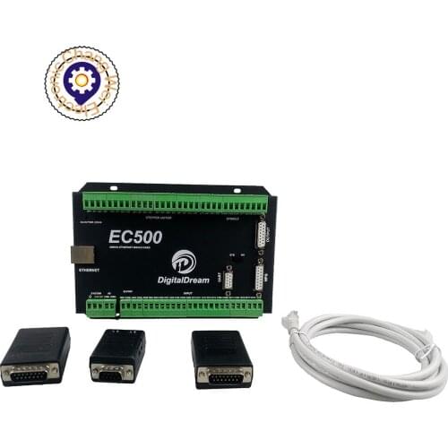 CNC Mach3 Ethernet Motion Controller EC500 460kHz 3/4/5/6 Axis Motion Control Card for milling machine
