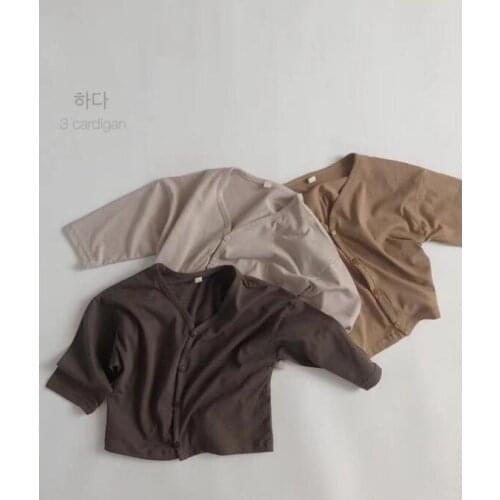 2021 New Arrival Girls Boys Coat Summer Cotton Fashion Kids Jacket 1-7 years CY941