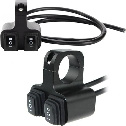 Motorcycle switches Handlebar Three-Way Switch Button Spotlight Switch Multifunction with Waterproof for Motorcycle
