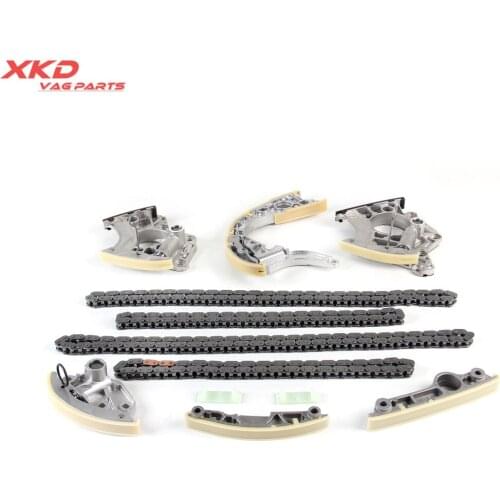 NEW 06E 109 465 AP 12Pcs Engine Timing Chain Tensioner Guide Rail Kit Fit For V-W Touareg BAR AU-DI S6 S8 Q7 BVJ BSM
