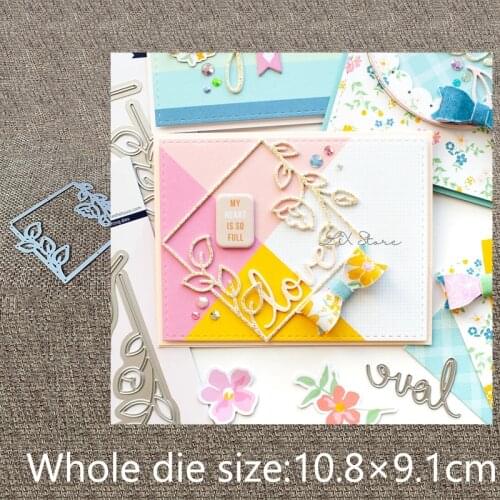 New Design Craft Metal stencil mold Cutting Dies leaves flower decoration scrapbook die cuts Album Paper Card Craft Embossing