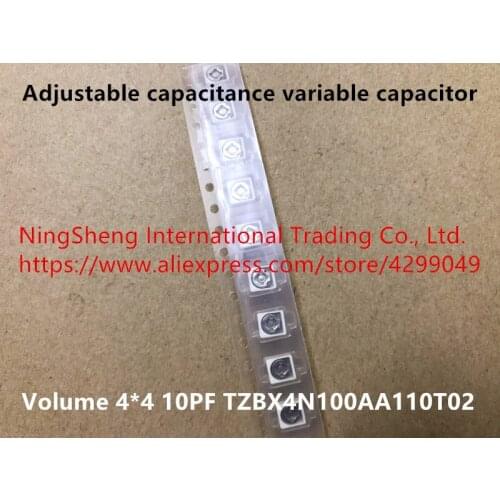 Original new 100% adjustable capacitance variable capacitor volume 4*4 10PF TZBX4N100AA110T02 (Inductor)