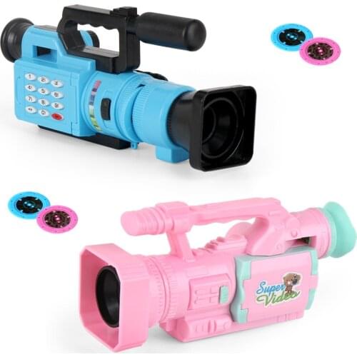 Projector Video Camera Gun Flashlight Children Projector Light Cute Cartoon Toy Musical Lighting Video Toy Funny Interactive Toy