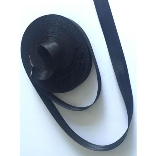 20 Meters Roll Seat Belt Webbing Safety Strap BLACK Color 4.8cm Wide 5 Bars