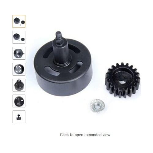Signstek Upgraded Vented Clutch Bell Pinion Gear Set Steel 17 Teeth fits Losi 5t