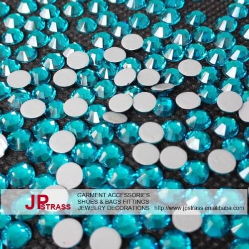 Ss20 5mm hot fix rhinestone peacock blue 1440 pieces each lot ; free shipping rhinestones crystal for high fashion dress