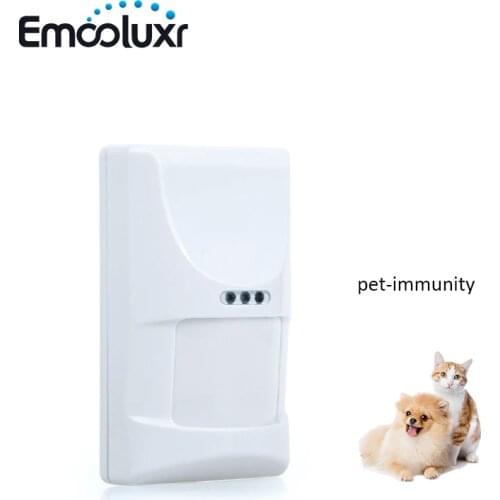 High Quality Pet Friendly Wired PIR Detector Indoor Wired Infrared Passive PIR Sensor for Intrusion Alarm System