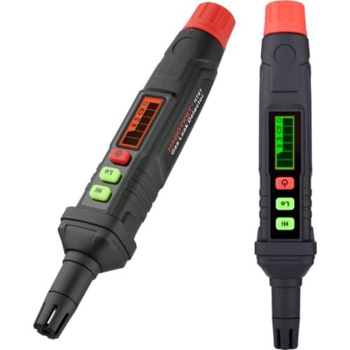 XEAST HT61 Gas Leak Detector Gas Analyzer Pen Type Mini Portable PPM Meter Combustible Flammable Natural Tester 1000ppm