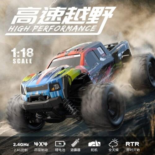 1:18 Highspeed Remote Control Car Four Wheel Rc Cars Off Road 4x4 Remote Control Car Toys for Children Electric Car Bb50