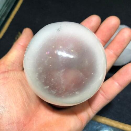 1pcs Natural crystal ball plaster energy treatment reiki meditation home decor
