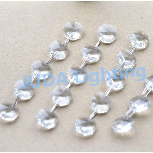 14mm Chandelier Crystal Lamp beads clear transparent color crystal beads for led pendant light ceiling lamp Wedding supplies DIY