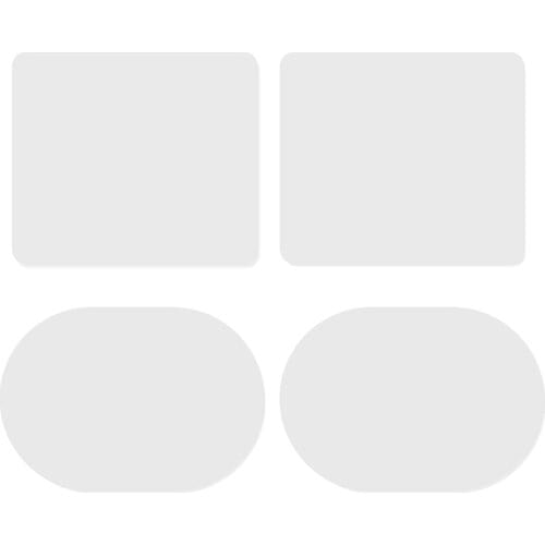 4pcs Car Rearview Mirror Rainproof Film Waterproof Film Car Universal Mirror Waterproof Sticker