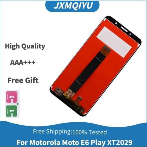 5.5" Original Screen For Motorola Moto E6 Play XT2029 XT2029-1 LCD Display Touch Screen Digitizer Assemble For Moto E6 Play LCD