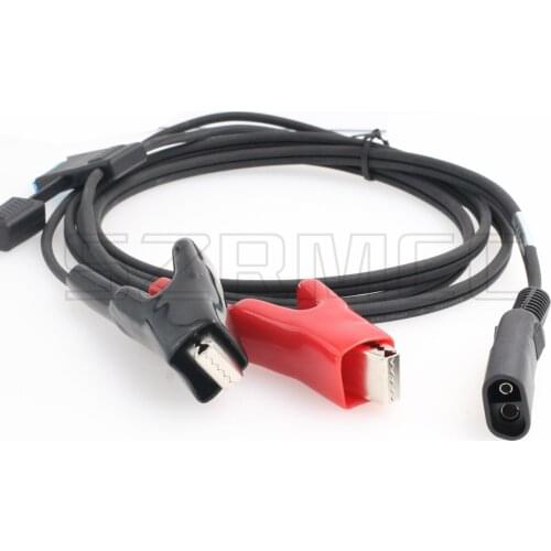 Car Battery Alligator Clips to SAE 2 pin A00400 Power Cable for Trimble GPS 5700 R8 5800 Topcon GPS Total Station