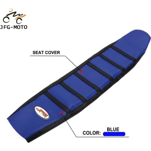 Motorcycle Rubber Striped Leather Soft Grip Gripper Skin Seat Cover For Yamaha YZ250F YZ450F YZ 250F 450F 250 450 F 2006-2009