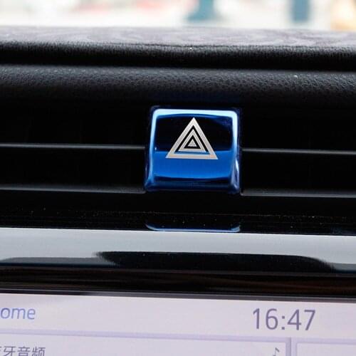 For Toyota Camry 2018 2019 Car Interior emergency parking switch decoration Button Frame Cover Trim sticker Accessories styling