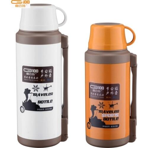1.2L Double Stainless Steel Insulated Vacuum Bottle Climb Travel Sports Vacuum Thermos Thermal Pot