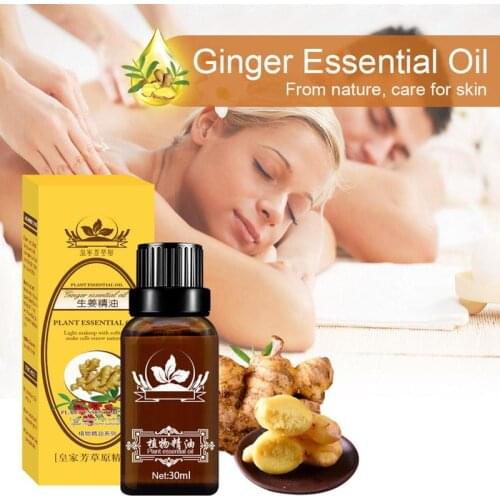 30ML Plant Therapy Lymphatic Drainage Ginger Oil Natural Anti Aging Essential Oils SPA Body Massage Oil essential Oil #pp