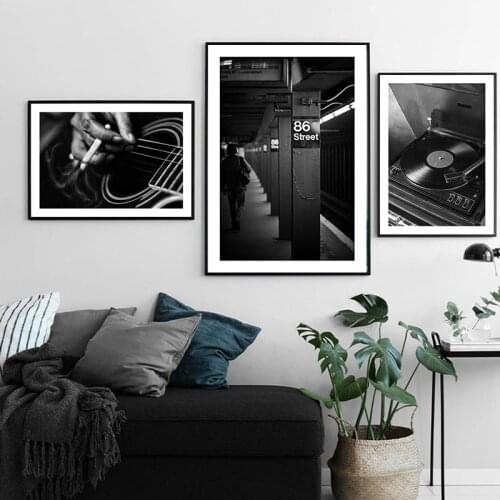 Classical Retro Canvas Painting Posters Vintage Black and White Wall Art Picture for Home Room Decor Posters and Prints