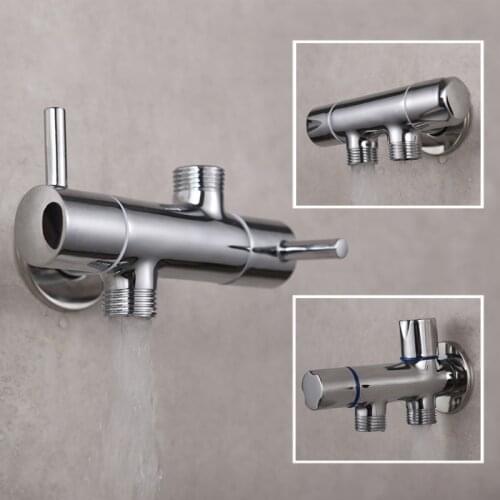 Wall Mount Brass Chrome Bibcock Decorative Garden Faucet wc Bibcock Faucet Bathroom Toilet Taps Torneira parede