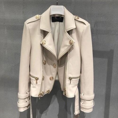 Autumn Womens Jacket High Quality Natural Sheepskin Coat Spring And Autumn Female Jackets Genuine Leather Overcoat