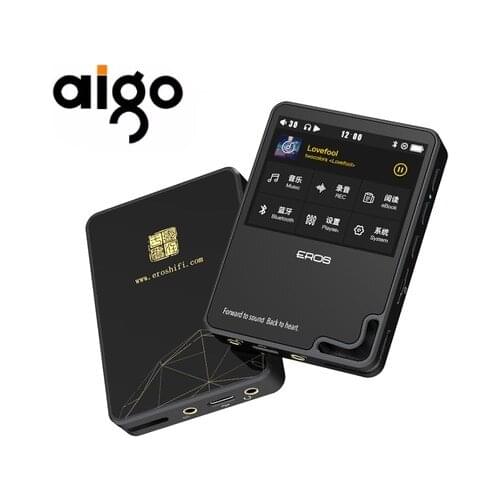 AIGO EROS Q2 Full Screen Touch Lossless Music Player Hifi Bluetooth Mp3 MP4 Student Walkman Professional Mastering Grade Player