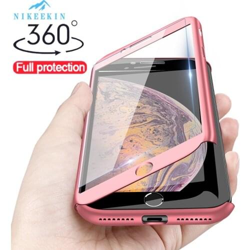 360 Full Cover Shockproof Case For iPhone 12 Pro Max 11 Pro XS Max Case Shell on iPhone 7 8 6S Plus 5SE 2020 XR Screen Protector