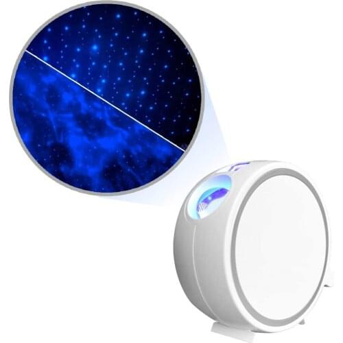 Star Sky Projector Star Night Light Projection 7 Colors 5w Ocean Waving Lights 360 Degree Rotation Night Lighting Lamp for Kids