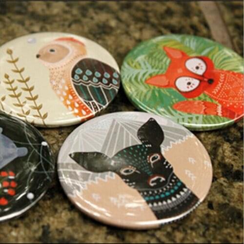 Cute Creative fashion Vintage Forest Animals Metal brooch/ Multifunction Pin clip/Brooch/funny Kids' Gift/badge