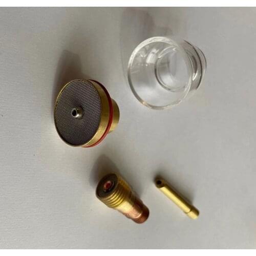 Glass Nozzle Cups Kit 16# For WP9/20 Welding Tig Torch