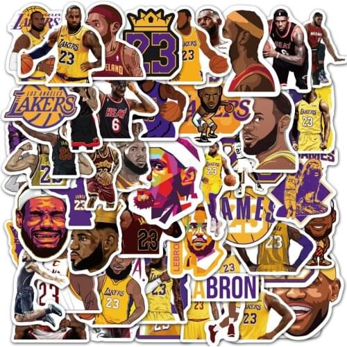 10/30/50/100pcs basketbal Anime Stickers Cartoon Graffiti Decal Toy For Kids DIY Waterproof Laptop Luggage Phone Helmet Sticker
