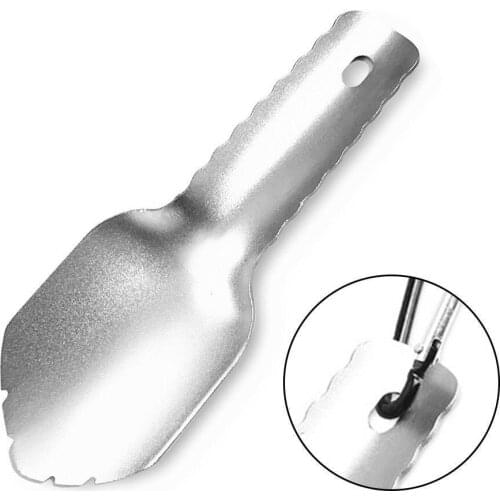 Ultralight Shovel Garden Tools Steel Garden Shovel Outdoor Mini Backpacking Potty Trowel Camping Farming Shovel