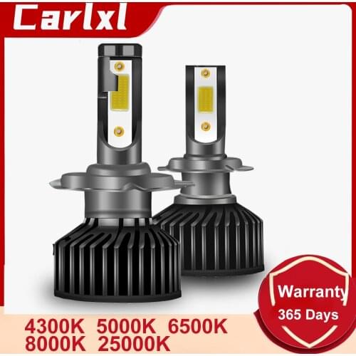 Carlxl F2 H4 H7 LED Headlight H1 H8 H9 H11 9005 9006 9012 Car LED Light Auto Fog Lamp 4300K 8000K 6500K 5000K 60W 10000LM 12V