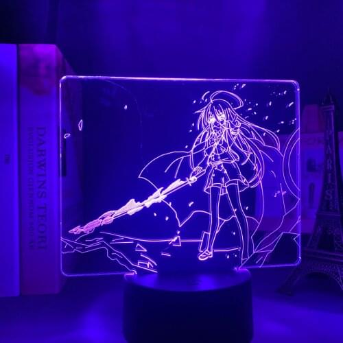 Anime Led Light Shakugan No Shana for Child Room Decor Night Light Kid Bithday Gift Manga Shakugan No Shana 3d Lamp Bedroom