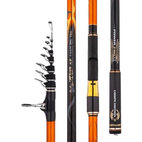 5# Rock Fishing Rod Carbon Fiber Striped Bass Pole Long Section Super Hard Telescopic Wedkarstwo Olta 4.2M 5.3M 6.3M 7.2M