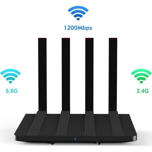 WE2805AC-B 1200Mbps 4G Wireless Wifi Router Dual Band 4 High Gain Antennas Sim Cards Slot 4G LTE Router Wireless CAT4 Solution