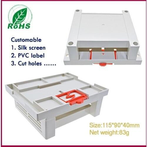 XDI02-1)115*90*40mm abs plastic natural color industrial application pcb enclosure high quality