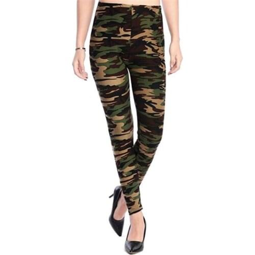 YSDNCHI Fitness Legging Women Sexy Printing Jeggings Flower Push Up Leggins High Waist Woman Elastic Pants