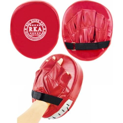 1pc Boxing Hand Target MMA Martial Thai Kick Pad Kit Black Karate Training Mitt Focus Punch Pads Sparring Boxing Bags