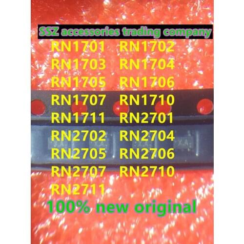 100PCS RN1701 RN1702 RN1703 RN1704 RN1705 RN1706 RN1707 RN1710 RN1711 RN2701 RN2702 RN2704 RN2705 RN2706 RN2707 RN2710 RN2711